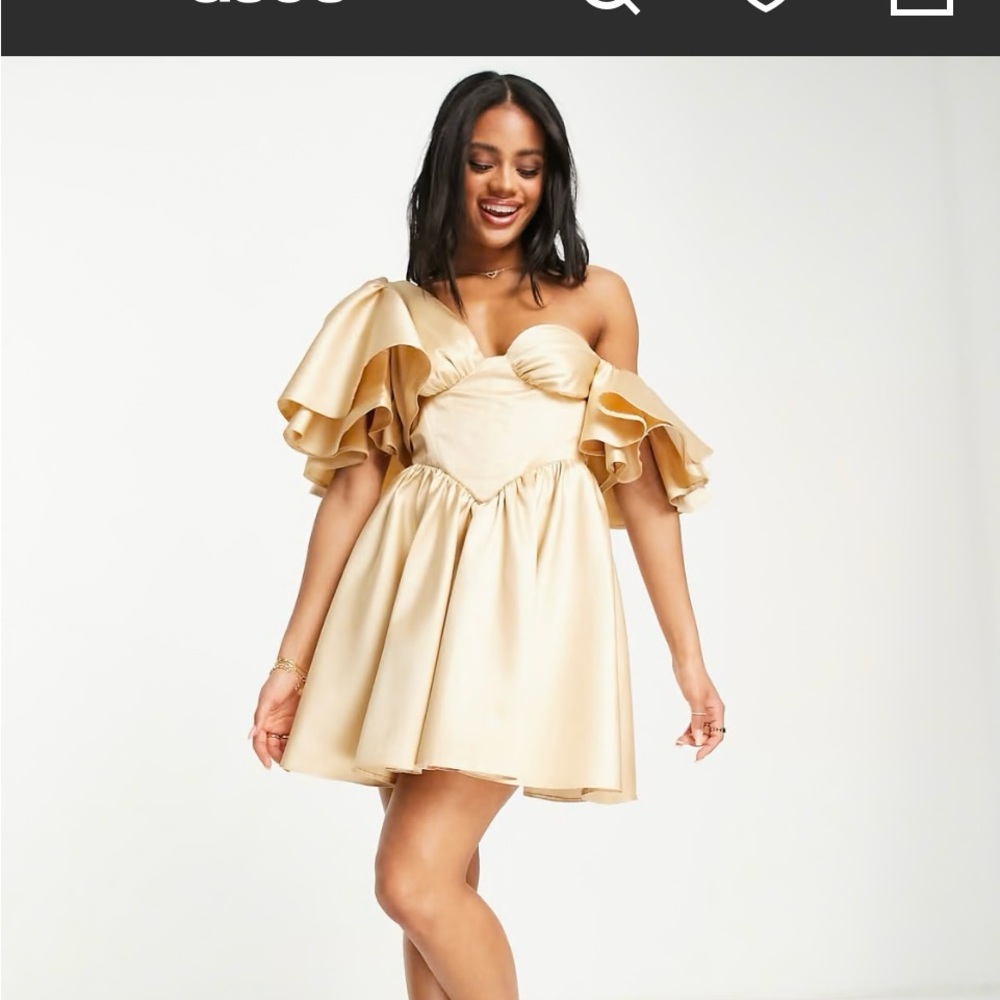 ASOS Luxe dress m prom mini - Picture 4 of 15